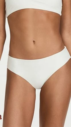 Outlet 🔔 MIKOH Cruz Bay Full Coverage 👙 Bikini Bottoms Ecru 🤩