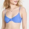 Cheap 🛒 MIKOH Mumuroa Paneled Underwire Bra Periwinkle 🌟