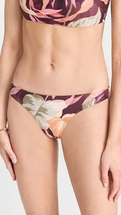 Outlet 🎉 MIKOH Suva Classic Wide Side Basic Bottoms Fauna ✔️