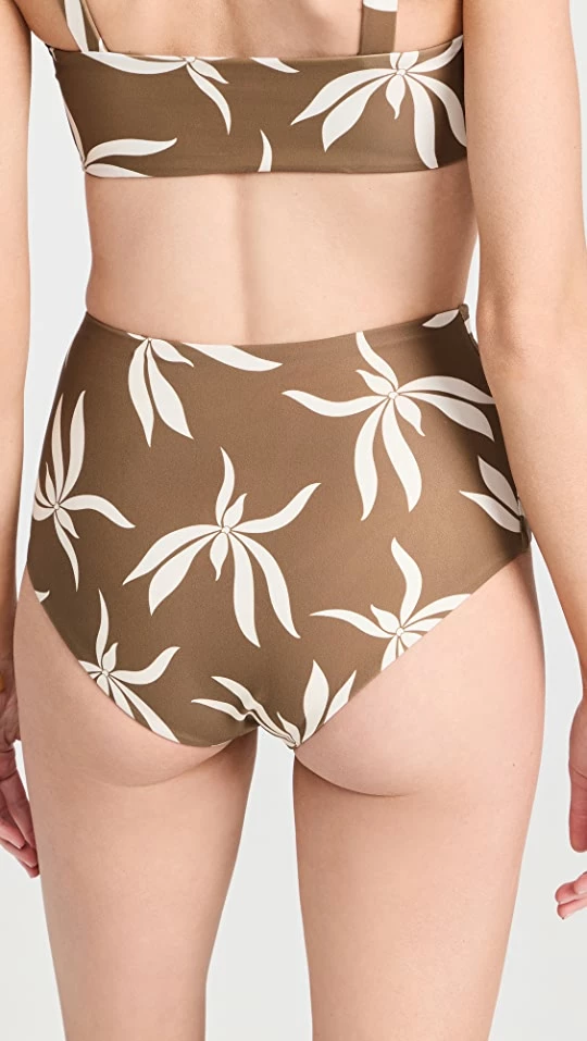 Buy π MIKOH Lami Basic High Waisted Cheeky Bottom Spider Orchid π - Image 2