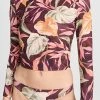 Cheap 🤩 MIKOH Jeju Scoop Neck Long Sleeve Rash Top Fauna 🤩