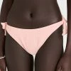 Top 10 ⭐ MINKPINK Cecily Mid Tie 👙 Bikini Bottoms Blush 🤩