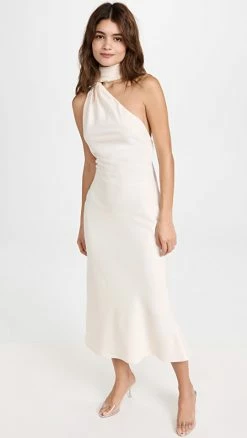 Best deal ✨ MISHA Vivica 👗 Dress Ivory 🧨