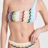 Promo 🌟 Missoni One Shoulder 👙 Bikini Bright Multicolor 😀