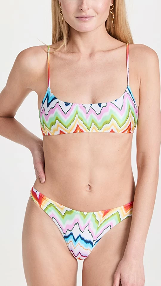 Brand new π Missoni Bandeau π Bikini Two Piece Set Chevron Multicolor π