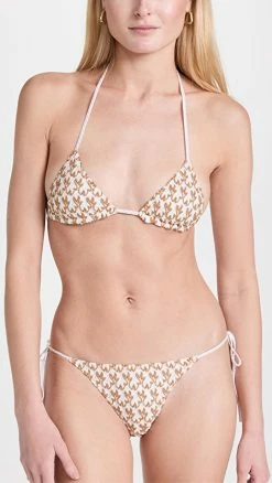 Outlet π€© Missoni Triangle π Bikini White/Dark Gold π₯