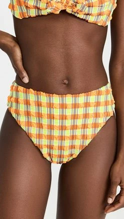 Best deal π Montce Paula π Bikini Bottoms Neon Plaid β¨