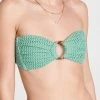 Hot Sale 🧨 Montce Tori Bandeau 👙 Bikini Top Turquoise Crochet ⌛