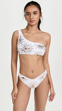 Best Pirce ⌛ OCEANUS Callie 👙 Bikini Set White 😍