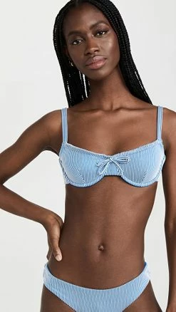 Buy 🌟 Onia Marilyn 👙 Bikini Top Snorkel Blue ✔️