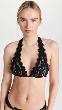 Flash Sale ✔️ PQ Swim Lace Halter 👙 Bikini Top Midnight 🔔