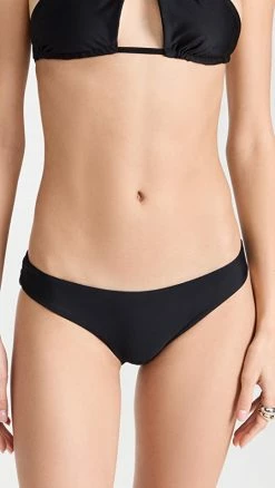 Brand new 😉 PQ Swim Basic Ruched 👙 Bikini Bottoms Black 🧨