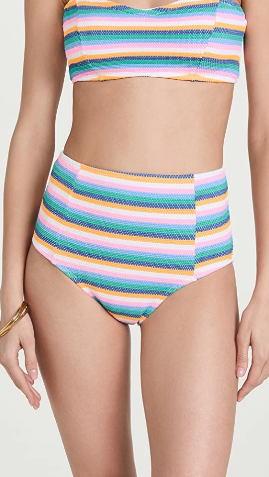 New π Shoshanna High Waist π Bikini Bottoms Sunbeam Multi π