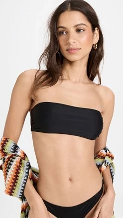 Top 10 β Solid & Striped Annabelle Strapless Top Black π€©