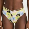 Outlet ❤️ Silvia Tcherassi Irma 👙 Bikini Bottoms Multi Blue Retro Floral 😉