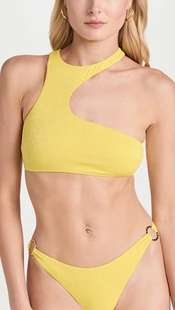 Best Sale 🛒 Stella McCartney 👙 Bikini Top Yellow 🤩