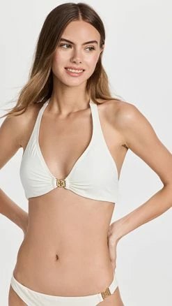 Flash Sale π Tory Burch Miller Halter π Bikini Top New Ivory π€©