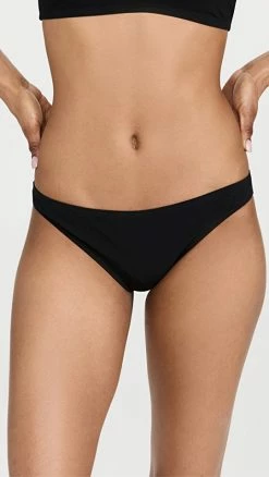 New 🎁 Tory Burch Solid Hipster Bottoms Black 🤩