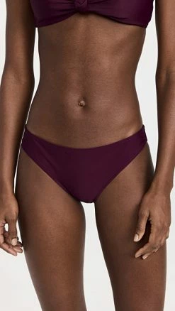 Coupon ⌛ Tanya Taylor Orelia 👙 Bikini Bottoms Midnight Plum 🧨