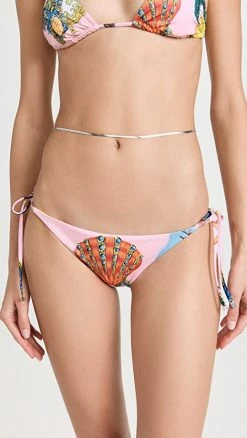 Budget 🎁 Versace Swim 👙 Bikini Bottoms Yellow/Multi 😉