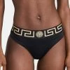 Coupon 👍 Versace 👙 BIKINI BOTTOM BRIEF LYCRA Black 👍