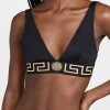 Wholesale 💯 Versace 👙 BIKINI TOP TRIANGLE LYCRA Black ⭐
