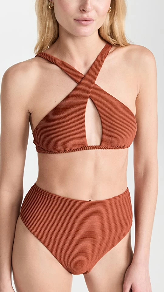 Cheap π₯° ViX Swimwear Kayla Noemie Top Camel π